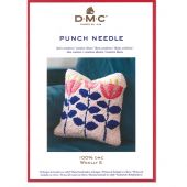 Fiche créative - DMC - Coussin carré - Punch Needle