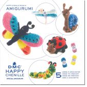 Livre - DMC - 5 idées à crocheter Happy Chenille Book 5