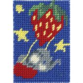 Kit de canevas pour enfant - DMC - La montgolfière fraise