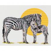 Kit point de croix - Dutch Stitch Brothers - Safari Zèbres