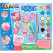 Kit de broderie Diamant enfant - Dotzies - Peppa Pig - 6 créations