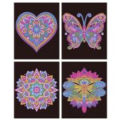 Kit de broderie Diamant - Dotzies - 4 designs Mandalas