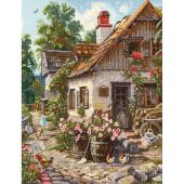 Kit broderie point de croix - Toison d'or - La maison de grand-mère
