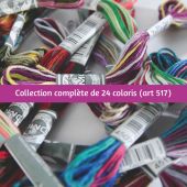 Fil à broder - DMC - Collection Complète Coloris - Art 517 -