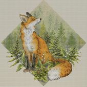 Kit broderie point de croix - Hobby Jobby - Le gardien des forêts