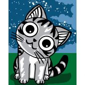 Kit de canevas pour enfant - Luc Créations - Petit chat