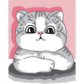 Kit de canevas pour enfant - Luc Créations - Petit chat