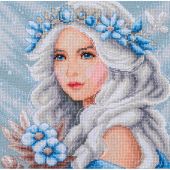 Kit broderie point de croix - Lanarte - Frost