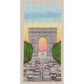 Kit broderie point de croix - Le Bonheur des Dames - Arc de Triomphe