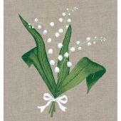 Kit au point de broderie  - Le Bonheur des Dames - Muguet