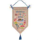Kit de bannière à broder - Le Bonheur des Dames - Chambre de Jules