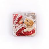 Support aiguilles - Letistitch - Boîte à aiguilles - Amour de chien