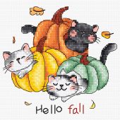 Kit broderie point de croix - Letistitch - Hello Automne