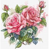 Kit broderie point de croix - Letistitch - Floraison des roses