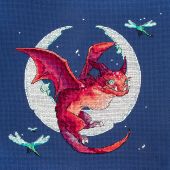 Kit broderie point de croix - Letistitch - Dragon