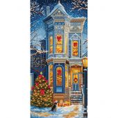 Kit broderie point de croix - Letistitch - Noël victorien