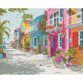 Kit broderie point de croix - Letistitch - Harmonie du bord de mer