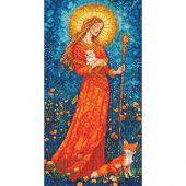 Kit broderie point de croix - Letistitch - Déesse de l'Automne