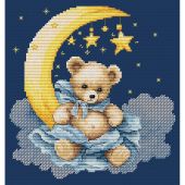 Kit broderie point de croix - Luca-S - L'univers de Teddy Bear