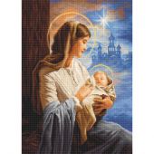 Kit point de croix - Luca-S - Sainte Marie et l'Enfant