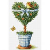 Kit broderie point de croix - Luca-S - L'arbre de l'amour