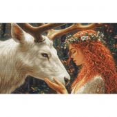 Kit broderie point de croix - Luca-S - L'esprit doux de la forêt