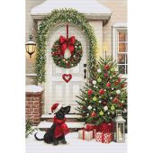 Kit broderie point de croix - Luca-S - Dans l'attente de Noël