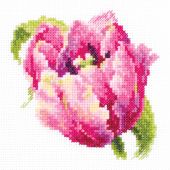 Kit broderie point de croix - Magic Needle - Tulipe rose