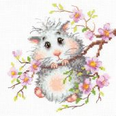 Kit broderie point de croix - Magic Needle - Mr Hamster