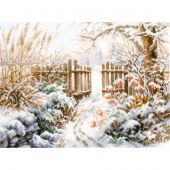 Kit broderie point de croix - Magic Needle - Cour d'hiver