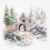 Kit broderie point de croix - Magic Needle - Rêves d'hiver