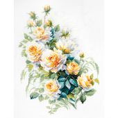 Kit broderie point de croix - Magic Needle - La reine des fleurs