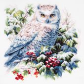 Kit broderie point de croix - Magic Needle - Chouette des neiges