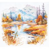 Kit broderie point de croix - Magic Needle - Silence et fraîcheur