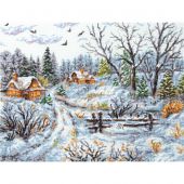 Kit broderie point de croix - Magic Needle - Journée glaciale