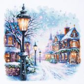 Kit broderie point de croix - Magic Needle - Neige sur la ville