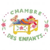 Kit au point de broderie  - Luc Créations - Chambre des enfants