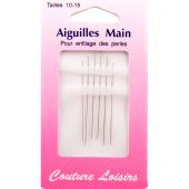 Aiguilles diverses - Couture loisirs - Aiguilles enfilage perles main