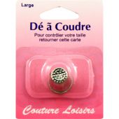 Dé à coudre - Couture loisirs - Laiton - Large