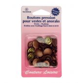 Boutons pression - Couture loisirs - Recharge boutons pression vestes