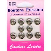 Boutons pression - Couture loisirs - Boutons pression - 11 mm
