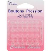 Boutons pression - Couture loisirs - Boutons pression à coudre - 7 mm