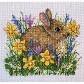 Kit broderie point de croix - Merejka - Petit lapin