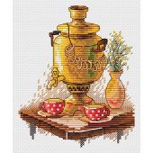 Kit broderie point de croix - MP Studia - Théière
