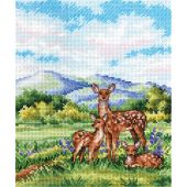 Kit broderie point de croix - MP Studia - Cerf gracieux