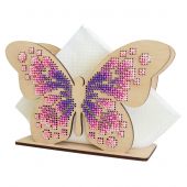 Kit de broderie avec perles - MP Studia - Porte-serviettes - Papillon