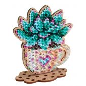 Kit de broderie avec perles - MP Studia - Echeveria romantique