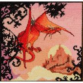 Kit broderie point de croix - Nimuë fée main - Le Dragon Rouge