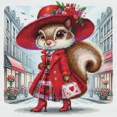 Kit broderie point de croix - Nova Sloboda - Fashionista parisienne