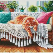 Kit broderie point de croix - Nova Sloboda - Maître du canapé